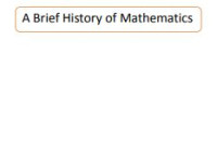 Image of E-book A Brief History of Mathematics