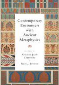 Image of E-book Contemporary Encounters with Ancient Metaphysics