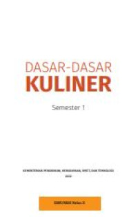 Image of E-book Dasar-dasar Kuliner Semester 1