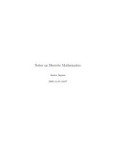 E-book Notes on Discrete Mathematics