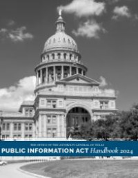 Image of E-book Public Information Act Handbook 2024 : Texas