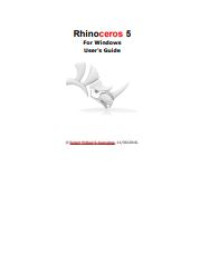 Image of E-book Rhinocheros 5 : For Windows User's Guide