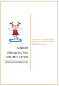 E-book Sensory Processing and Self Regulation