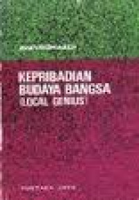 Image of Kepribadian Budaya Bangsa (Local genius)