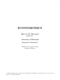 E-book Econometrics