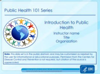 E-book Introduction to Public Health