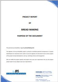 E-book Project Report of Bread Making