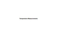 E-book Temperature Measurements