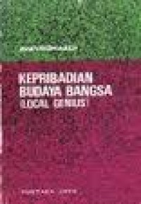 Kepribadian Budaya Bangsa (Local genius)