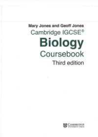 E-book Cambridge IGCSE Biology Coursebook