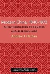 E-book Modern China, 1840–1972 : An Introduction to Sources and Aids